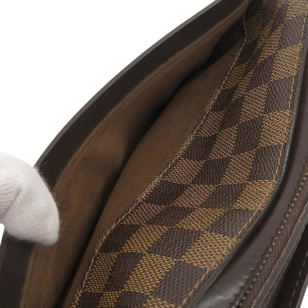 LOUIS VUITTON Authentic Brown Damier Clutch Bag - Picture 6 of 7